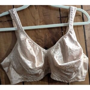 Playtex 18 Hour Wirefree Bra Plus Size 42 C 42C Nude 4745 Ultimate Lift Support